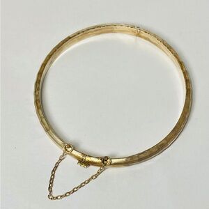 Vintage Sterling Clasp Bangle Bracelet